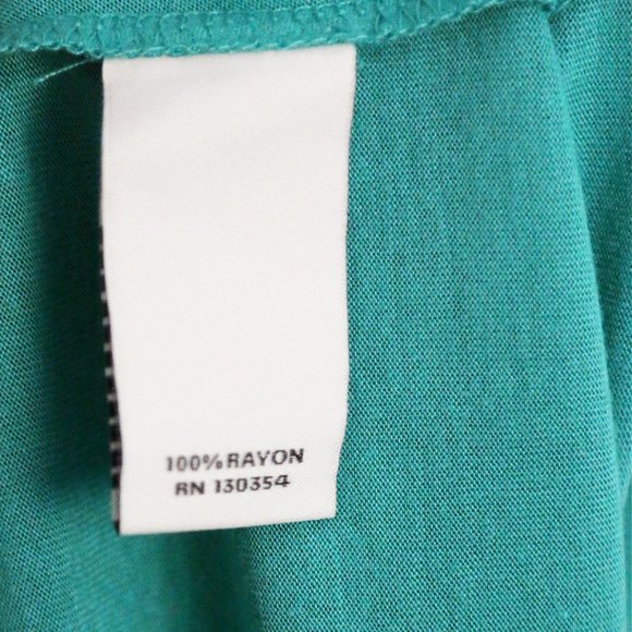 NEW Doo Ri Impulse from Macy's Turquoise Blue Longline Tunic Top S Lagenlook NWT - Picture 7 of 9